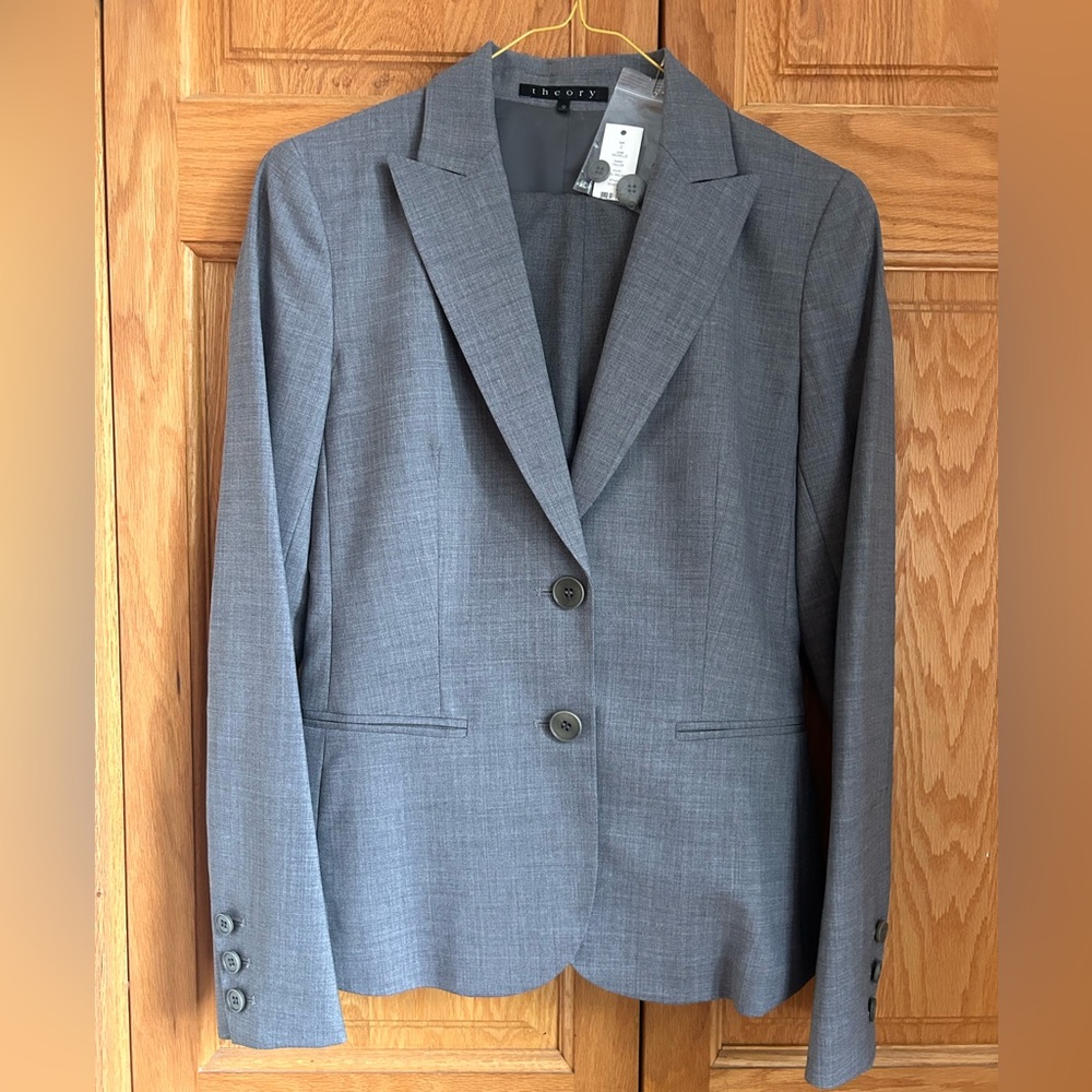 Theory Gray Suit